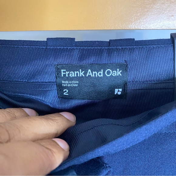 FRANK & OAK - NWT Navy Amelia Balloon Fit Pants - size 2 - Picture 12 of 16